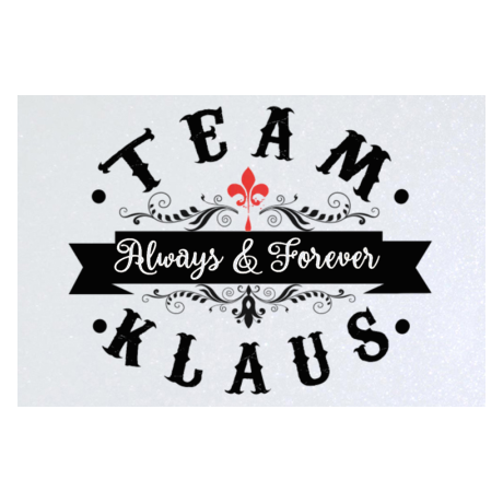 Blacha „Team Klaus”