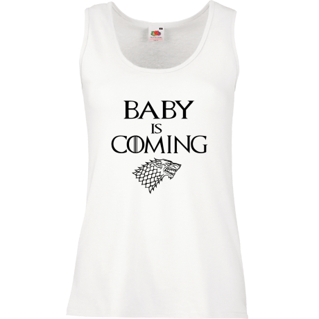 Bezrękawnik damski „Baby Is Coming”
