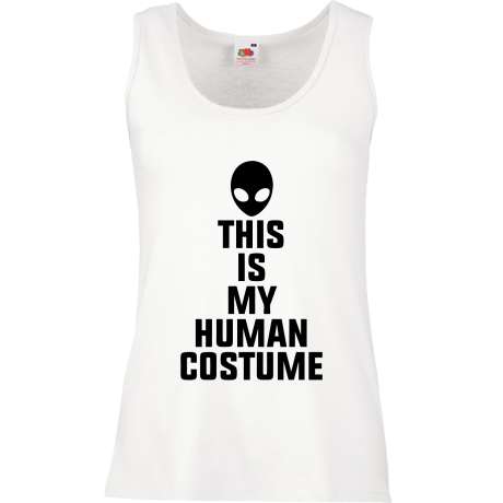 Bezrękawnik damski „This Is My Human Costume”