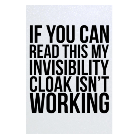 Blacha „Invisibility”