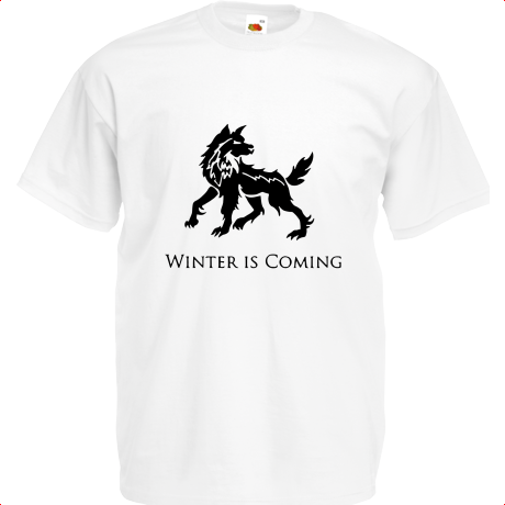 Koszulka dziecięca „Winter Is Coming – Direwolf”