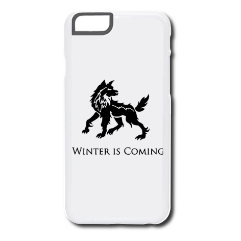 Etui na iPhone „Winter Is Coming – Direwolf”