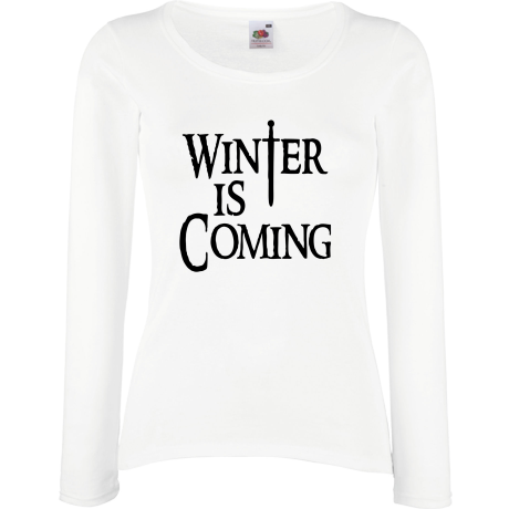 Koszulka damska z długim rękawem „Winter Is Coming 4”