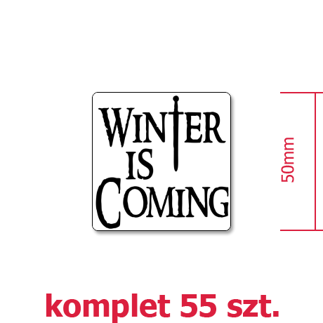 Wlepka „Winter Is Coming 4”