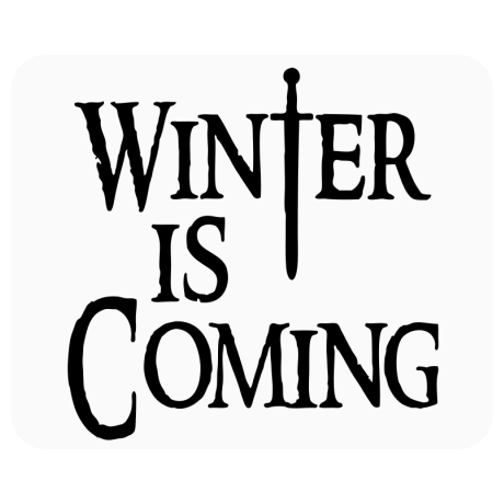 Podkładka pod mysz „Winter Is Coming 4”
