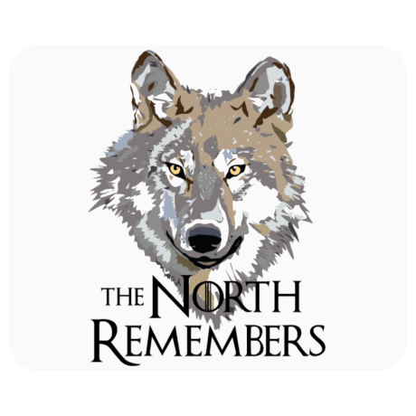 Podkładka pod mysz „The North Remembers”