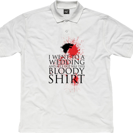 Polo „Red Wedding, All I Got Was a Bloody Shirt”