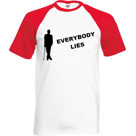 Koszulka bejsbolówka „Everybody Lies II”