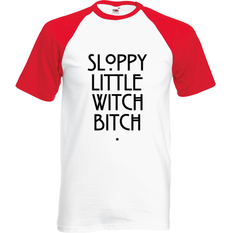 Koszulka bejsbolówka „Sloopy Litle Witch Bitch”