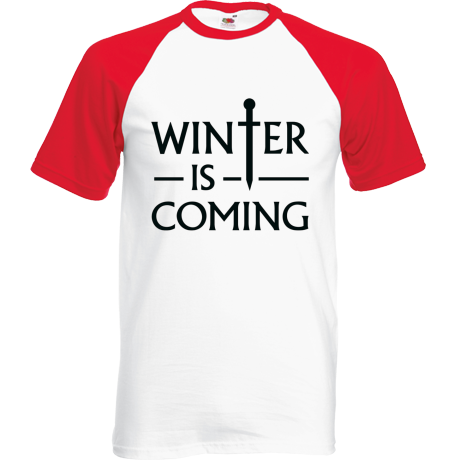 Koszulka bejsbolówka „Winter is Coming 3”