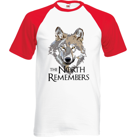 Koszulka bejsbolówka „The North Remembers”