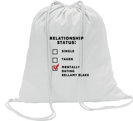 Worko-plecak „Mentally Dating Bellamy Blake”