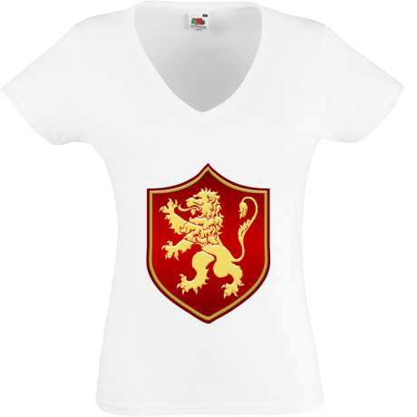 Koszulka damska w serek „House Lannister Sigil”