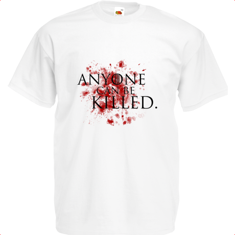 Koszulka dziecięca „Anyone Can Be Killed”