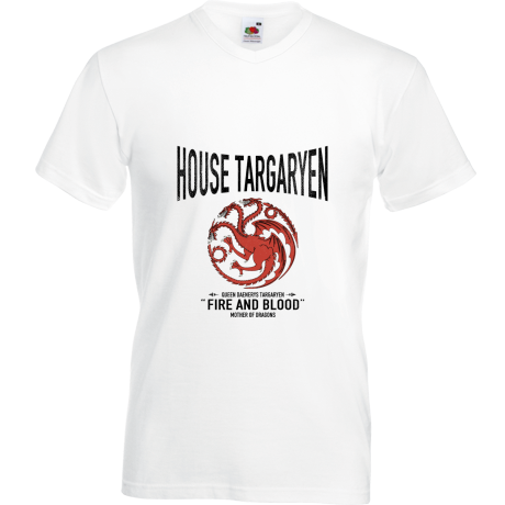 Koszulka w serek „House Targaryen”
