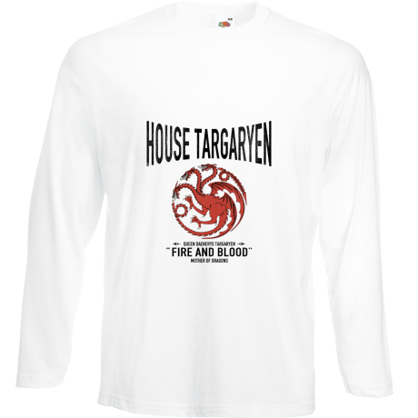 Koszulka z długim rękawem „House Targaryen”