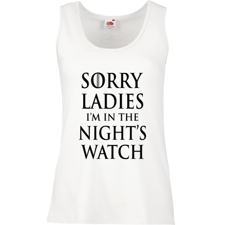 Bezrękawnik damski „Sorry Ladies I am in the Night’s Watch”