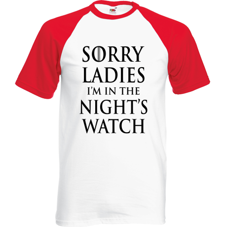 Koszulka bejsbolówka „Sorry Ladies I am in the Night’s Watch”
