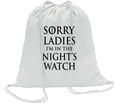 Worko-plecak „Sorry Ladies I am in the Night’s Watch”