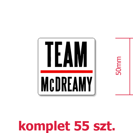 Wlepka „Team McDreamy”