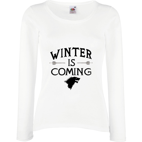 Koszulka damska z długim rękawem „Winter Is Coming 5”