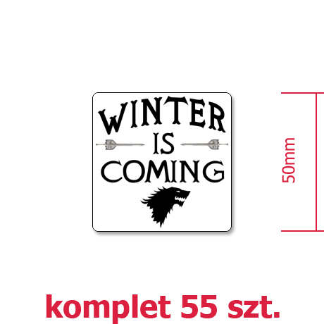 Wlepka „Winter Is Coming 5”
