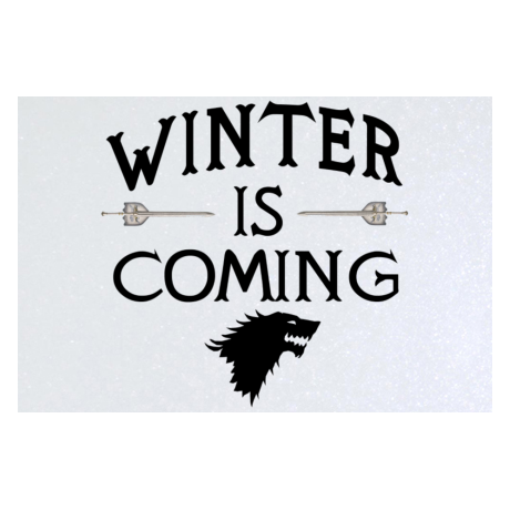 Blacha „Winter Is Coming 5”
