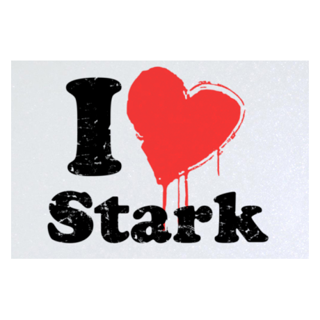 Blacha „I Love Stark”