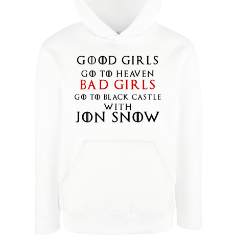 Kangurka dziecięca „Good Girls Go To Heaven Bad Girls Go To Black Castle With Jon Snow”