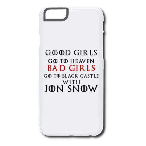 Etui na iPhone „Good Girls Go To Heaven Bad Girls Go To Black Castle With Jon Snow” (Kopia)