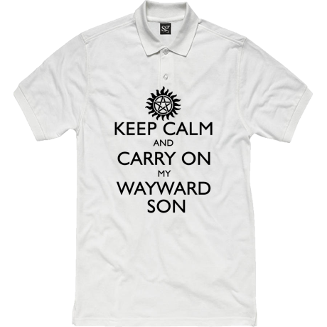 Polo damskie „Keep Calm and Carry On My Wayward Son”