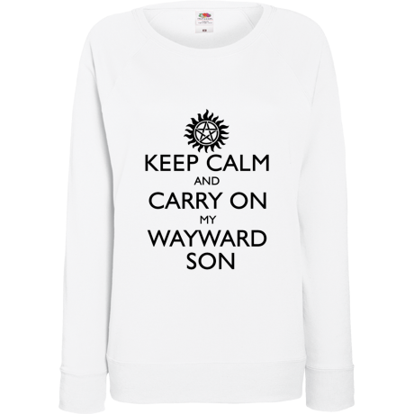 Bluza damska „Keep Calm and Carry On My Wayward Son”