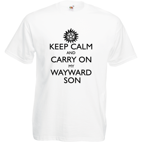 Koszulka „Keep Calm and Carry On My Wayward Son”