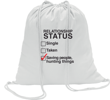 Worko-plecak „Saving People, Hunting Things”