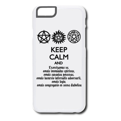 Etui na iPhone „Keep Calm and Exorcizamus”