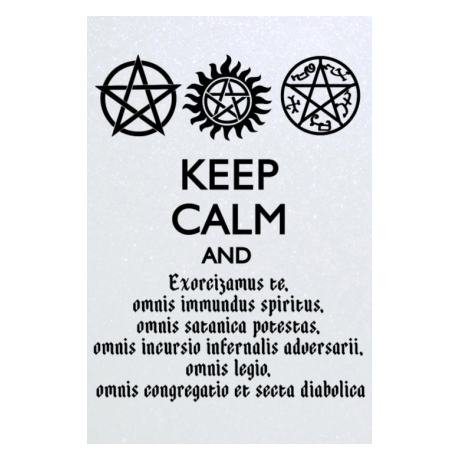 Blacha „Keep Calm and Exorcizamus”