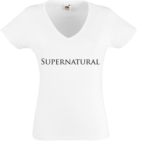 Koszulka damska w serek „Supernatural Logo”
