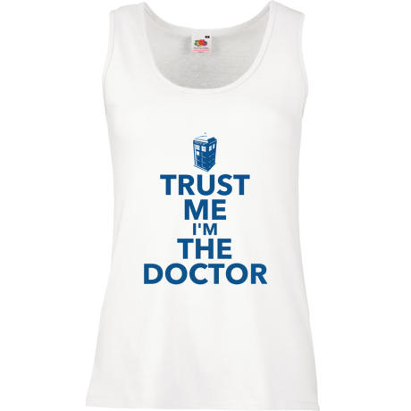 Bezrękawnik damski „Trust Me I’m The Doctor”