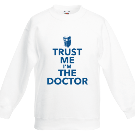 Bluza dziecięca „Trust Me I’m The Doctor”