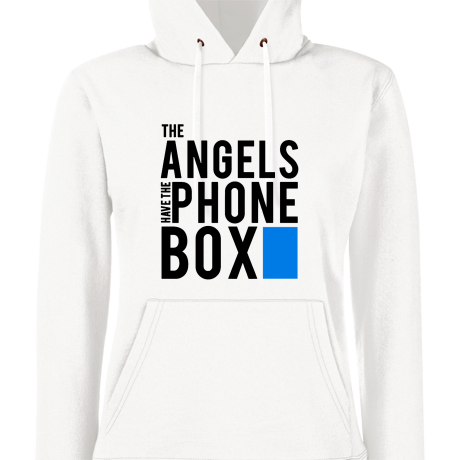 Bluza damska z kapturem „The Angels Have The Phone Box”
