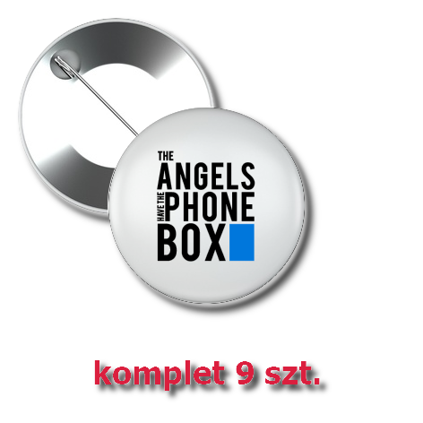 Przypinka „The Angels Have The Phone Box”