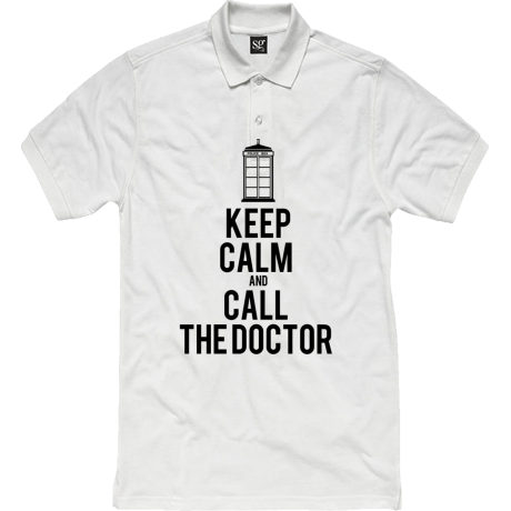 Polo damskie „Keep Calm and Call the Doctor”