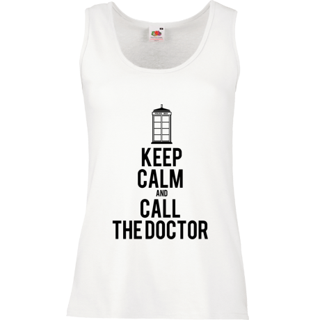 Bezrękawnik damski „Keep Calm and Call the Doctor”