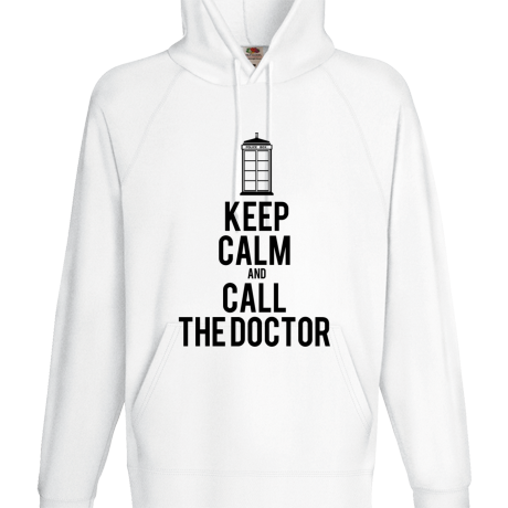 Bluza z kapturem „Keep Calm and Call the Doctor”