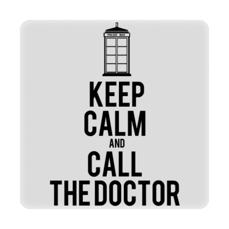 Magnes „Keep Calm and Call the Doctor”