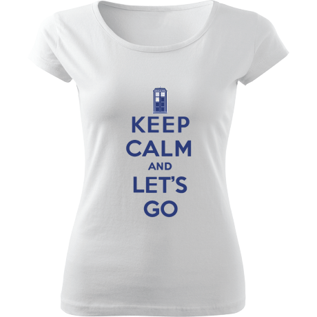 Koszulka damska „Keep Calm and Let’s Go”