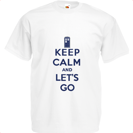 Koszulka dziecięca „Keep Calm and Let’s Go”