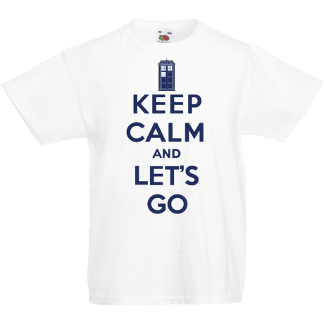 Koszulka dla malucha „Keep Calm and Let’s Go”