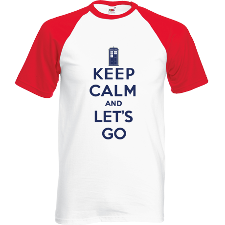 Koszulka bejsbolówka „Keep Calm and Let’s Go”