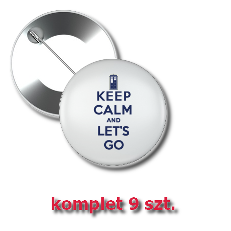 Przypinka „Keep Calm and Let’s Go”